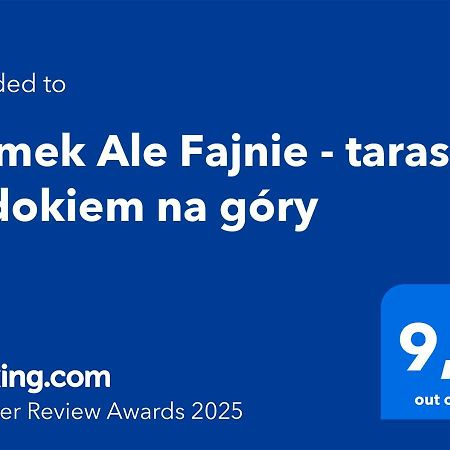 Domek Ale Fajnie - Taras Z Widokiem Na Gory Karpacz Esterno foto
