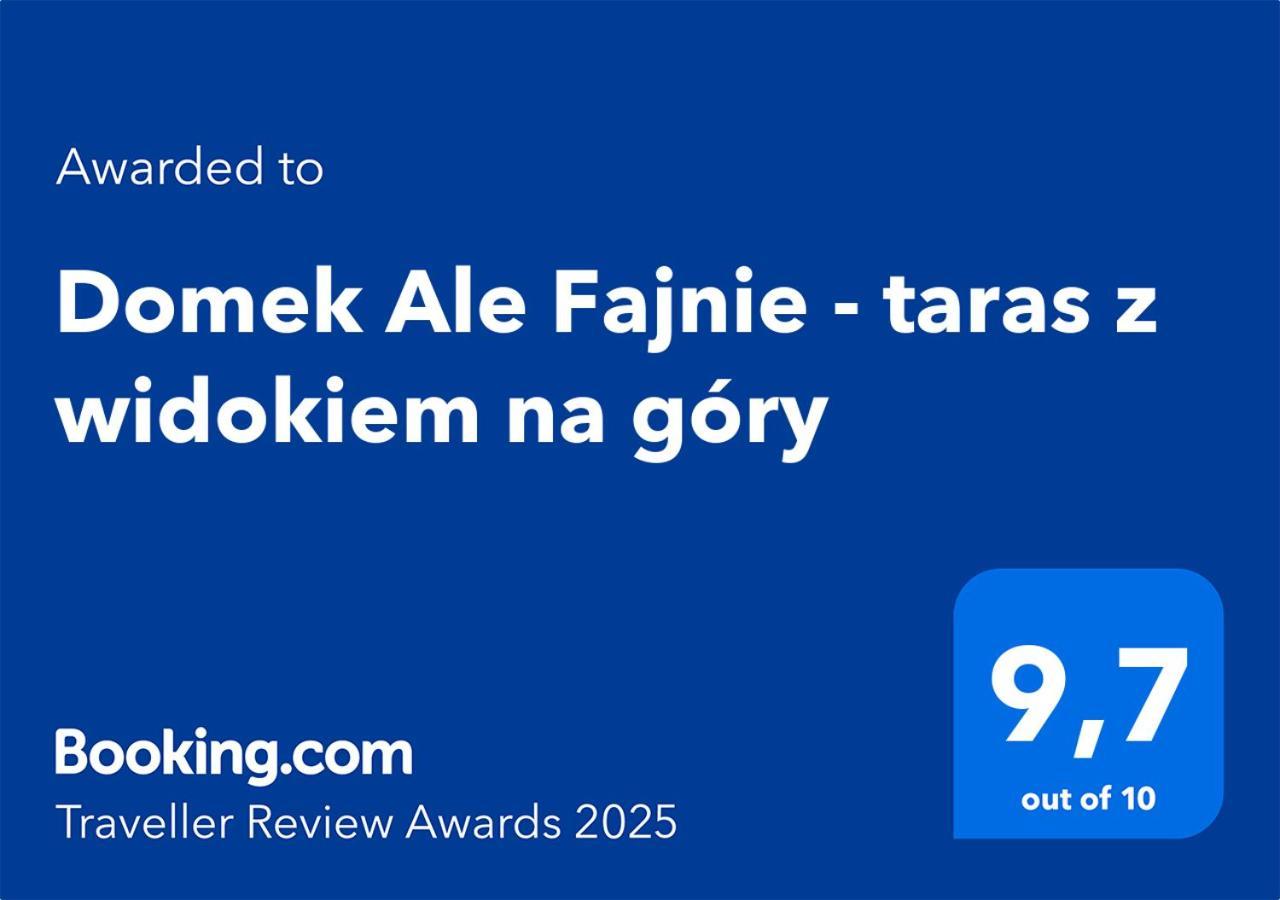 Domek Ale Fajnie - Taras Z Widokiem Na Gory Karpacz Esterno foto